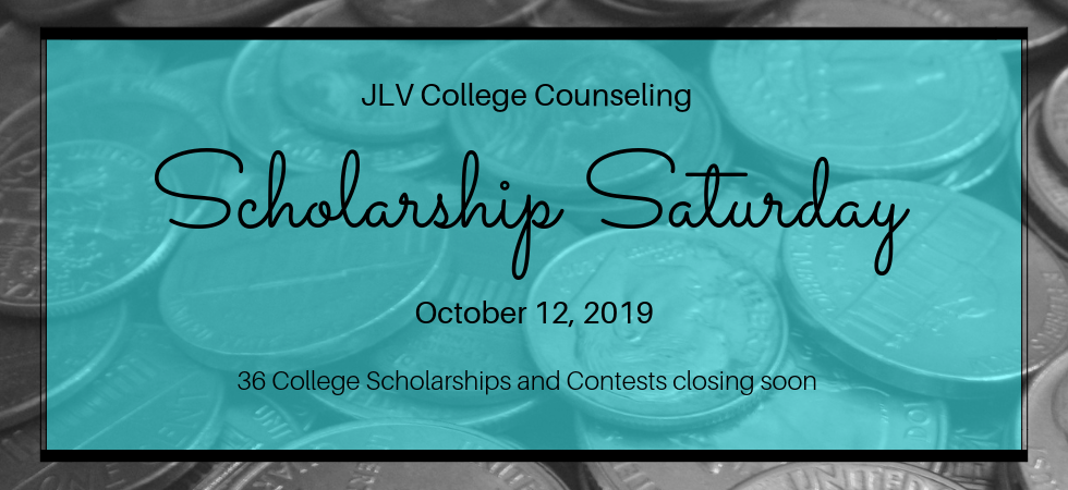 Scholarship Saturday – October 12, 2019