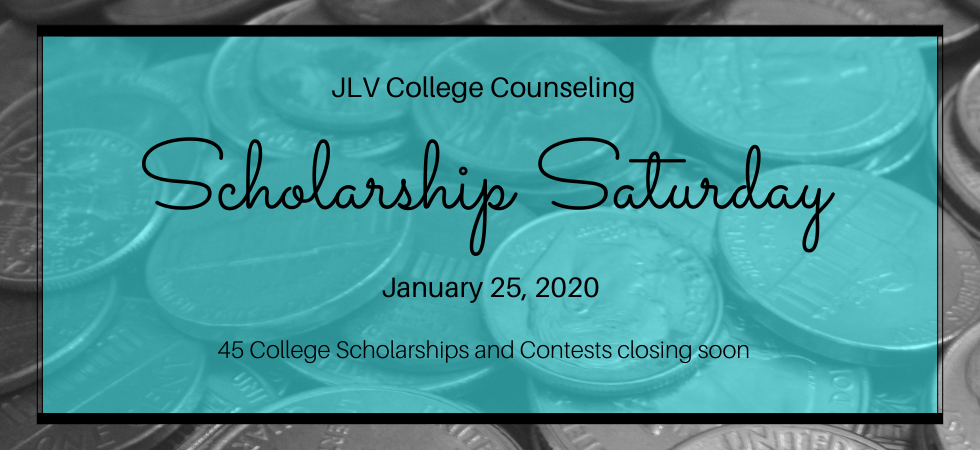 Scholarship Saturday – January 25, 2020