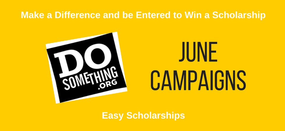 June 2020 DoSomething Scholarships