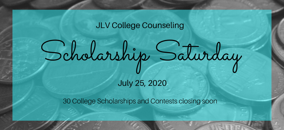 Scholarship Saturday – July 25, 2020