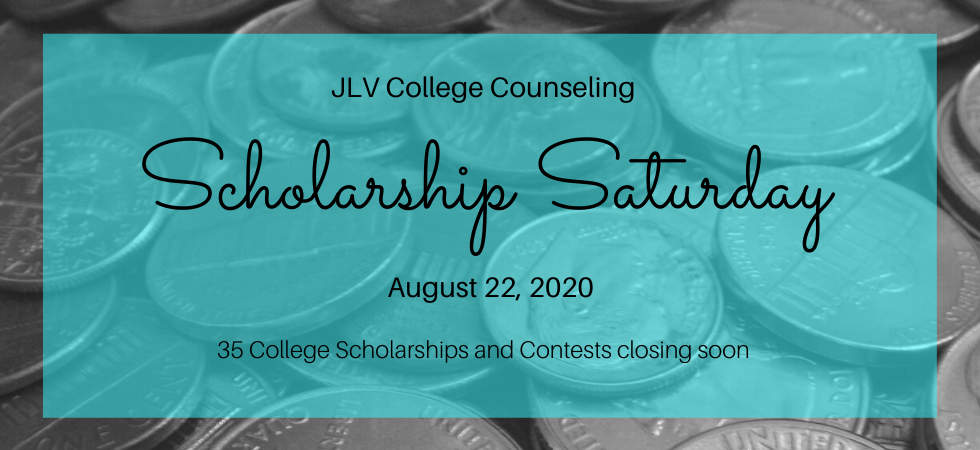 Scholarship Saturday – August 22, 2020