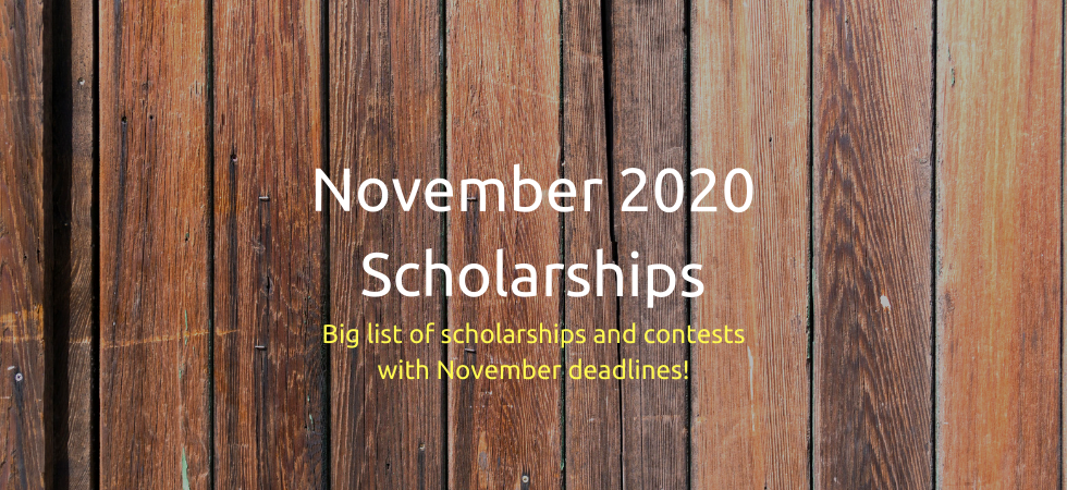 November 2020 Scholarships
