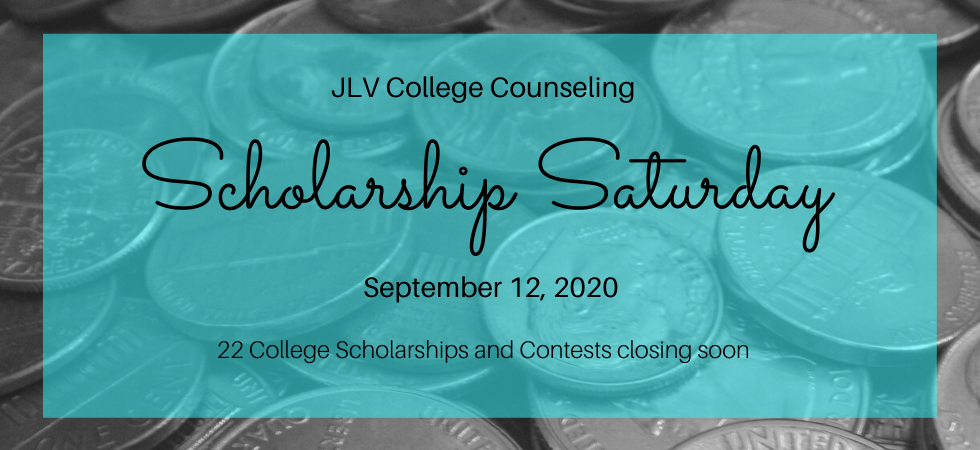 Scholarship Saturday – September 12, 2020