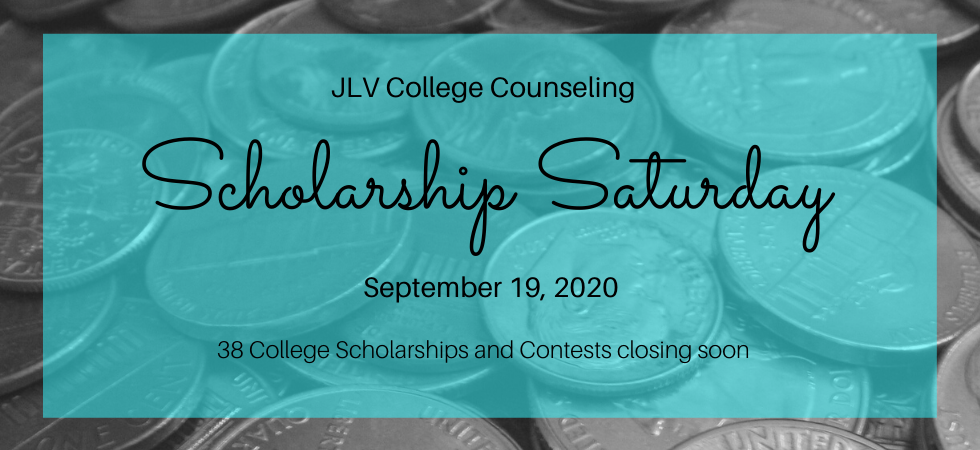 Scholarship Saturday – September 19, 2020