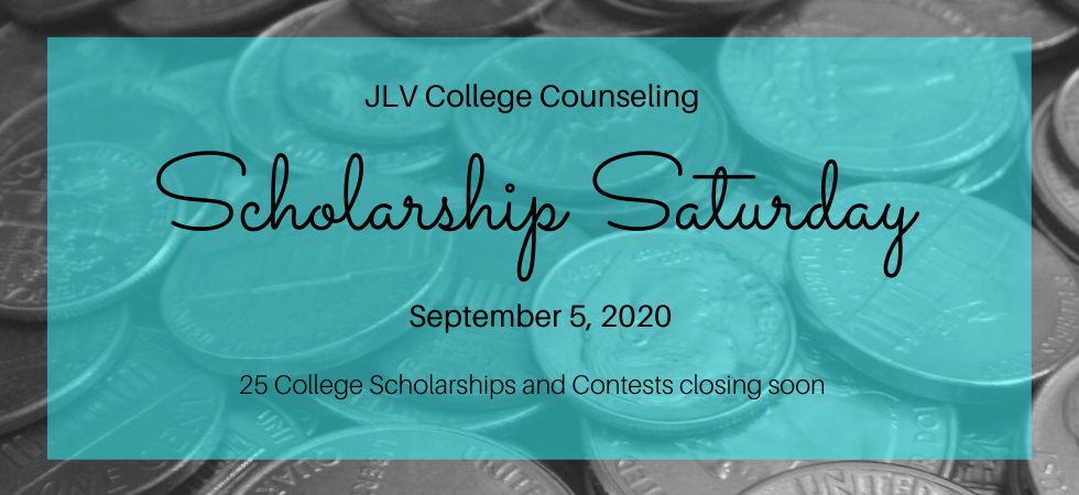 Scholarship Saturday – September 5, 2020