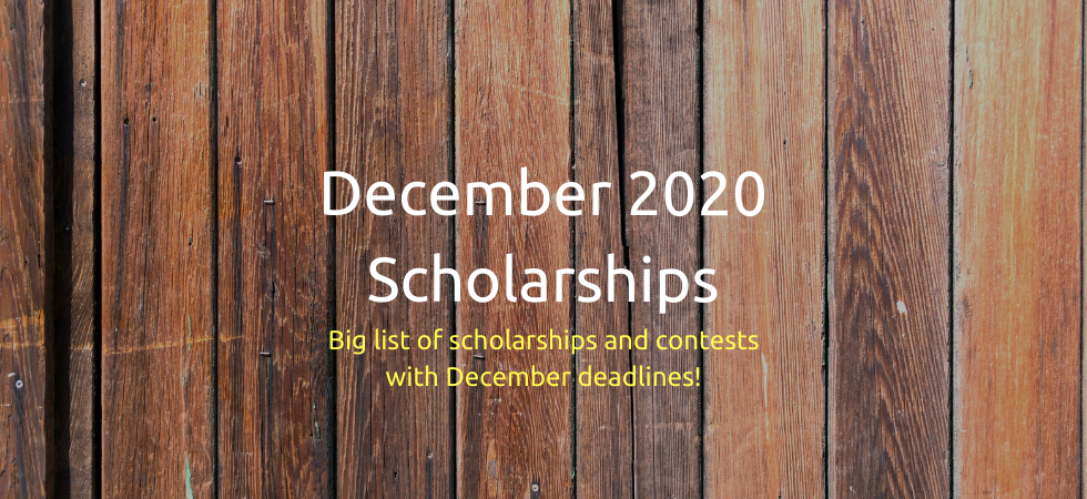 December 2020 Scholarships