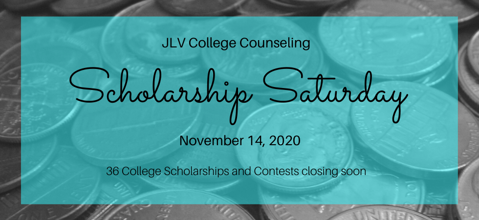 Scholarship Saturday – November 14, 2020