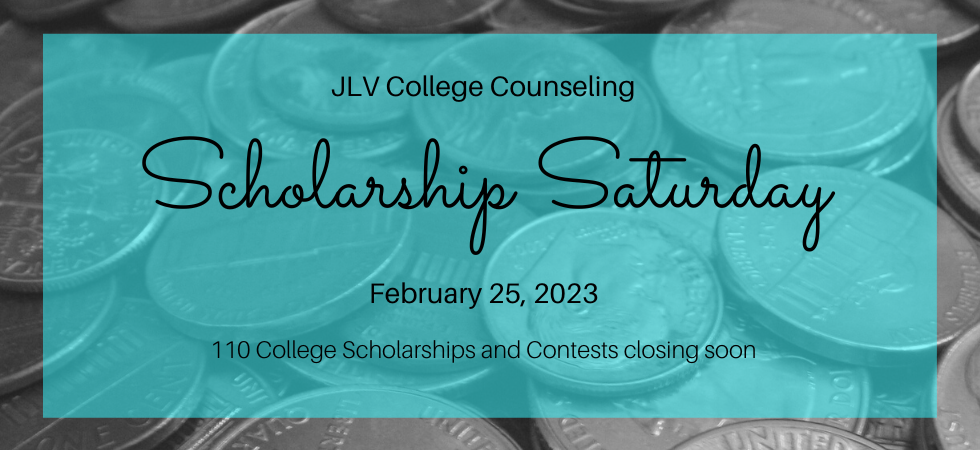 Scholarship Saturday – February 25, 2023