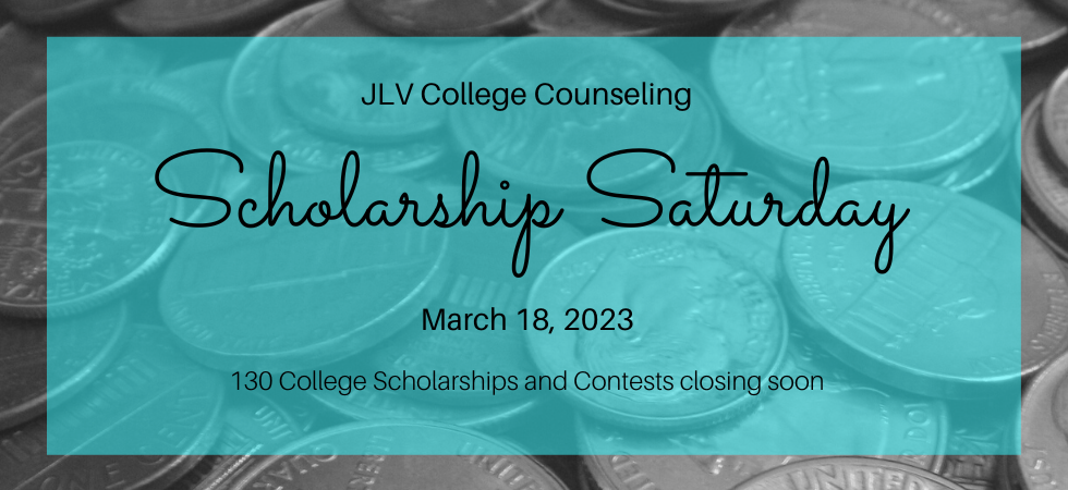 Scholarship Saturday – March 18, 2023