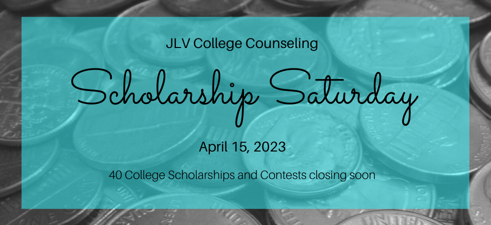 Scholarship Saturday – April 15, 2023