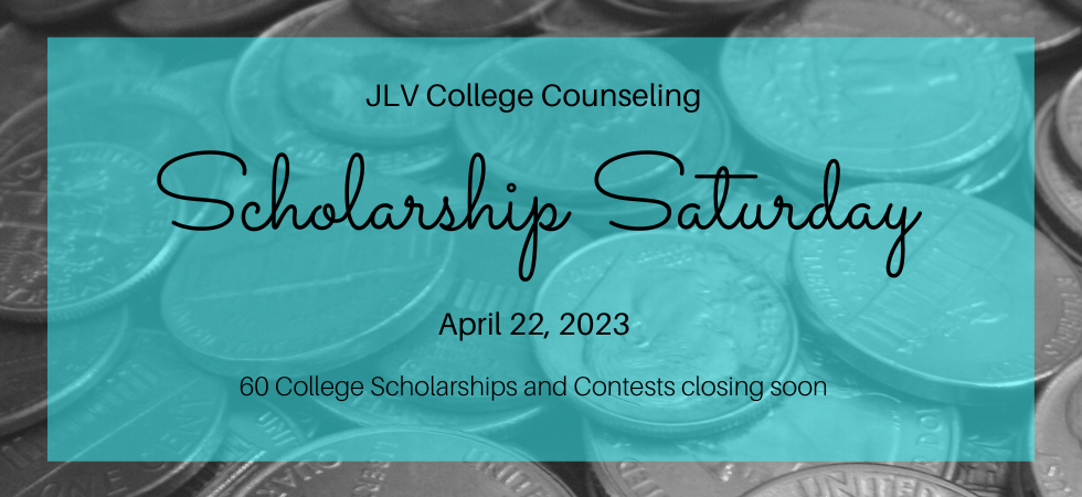 Scholarship Saturday – April 22, 2023