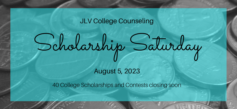 Scholarship Saturday – August 5, 2023