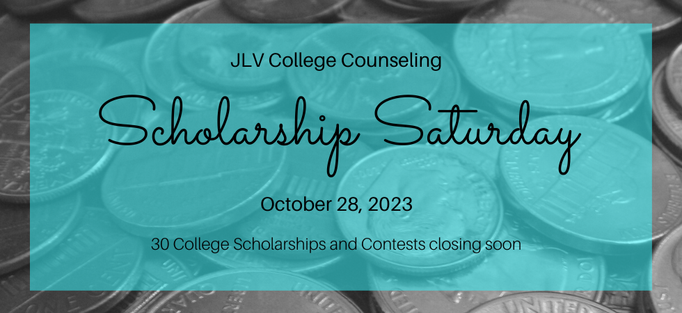 Scholarship Saturday – October 28, 2023