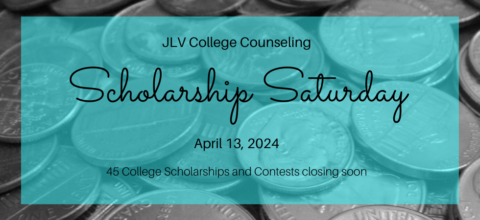 Scholarship Saturday – April 13, 2024