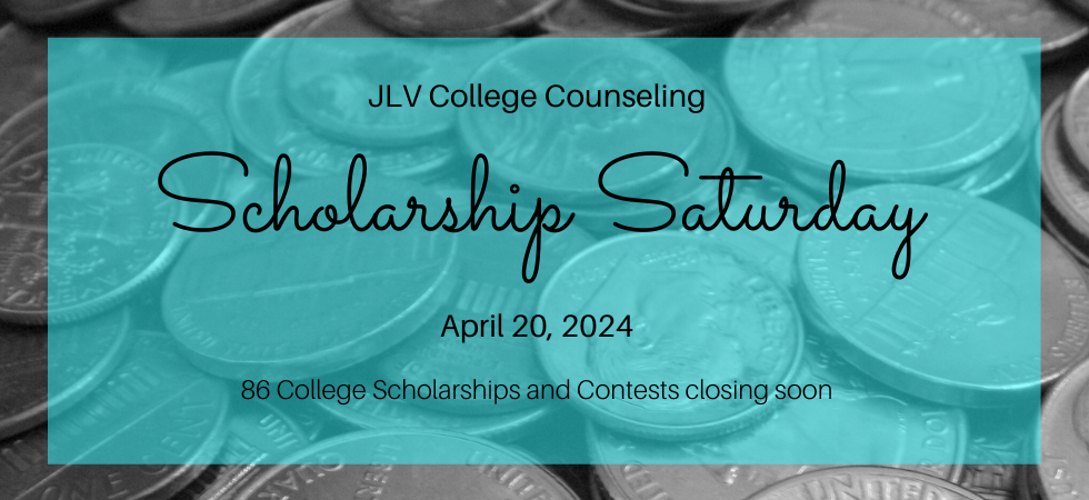 Scholarship Saturday – April 20, 2024