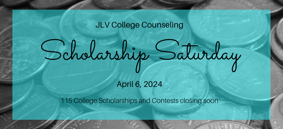 Scholarship Saturday – April 6, 2024