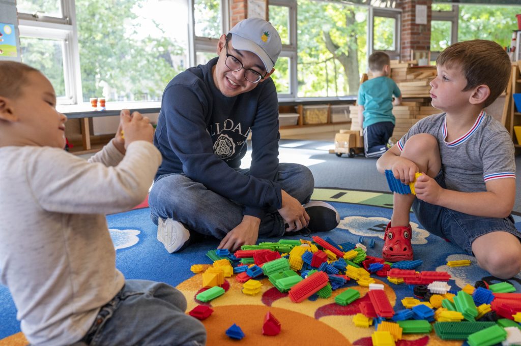 Let’s Hear It for the Boys: Male Students Have Strong Impact on Preschoolers 