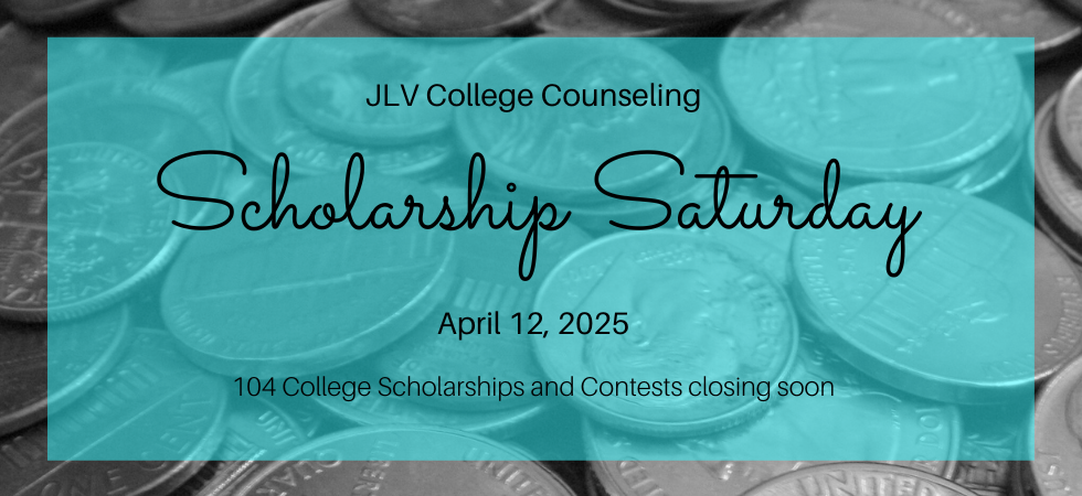 Scholarship Saturday – April 12, 2025