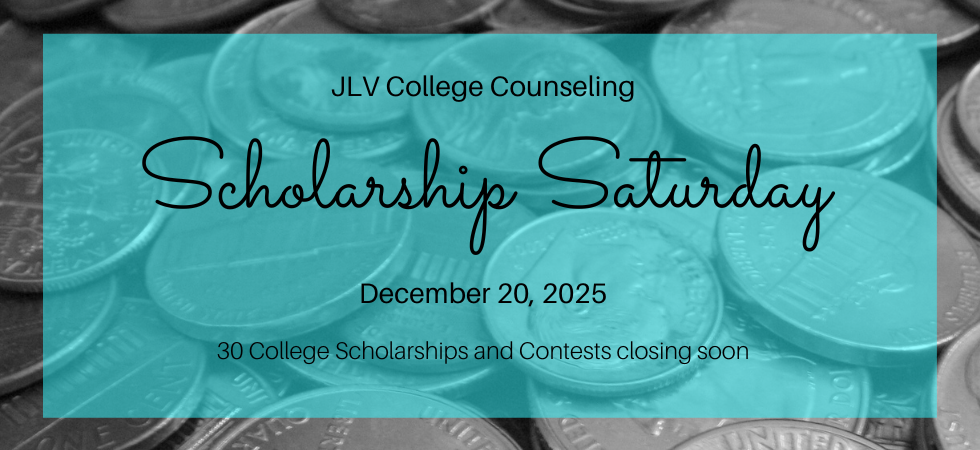 Scholarship Saturday – December 20, 2025